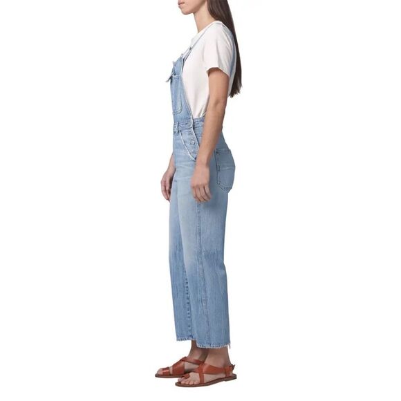 Anthropologie x Citizens of Humanity Jamie Organic Denim Overalls $378 Sz 14 - Picture 6 of 14
